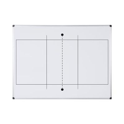 Bi-Office Maya Pizarra magnética de voleibol impresa - 1200x900mm - Superficie de acero lacado con marco de aluminio