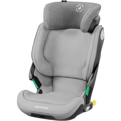 Maxi-Cosi Kore i-Size Bilbarnstol, 3,5–12 år, 100–150 cm, bilbarnstol med ISOFIX, Justerbar höjd/bredd, Side protection system plus, Snabb och enkel fastspänning, Authentic Grey