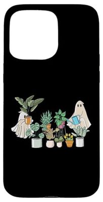 Ghosts Watering Plants Lover Plant Mom Halloween Plants Boo Case for iPhone 15 Pro Max