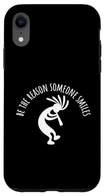 Be The Reason Someone Smiles Positive Inspirational Design Case for iPhone XR
