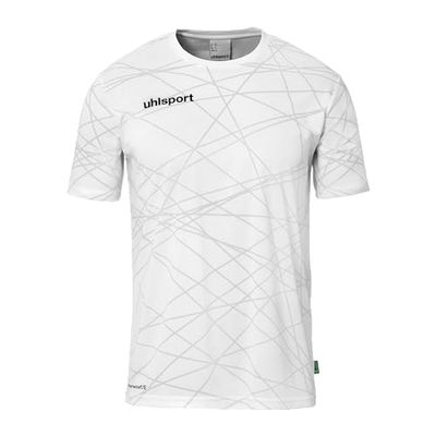 uhlsport Prediction - Maglietta Sportiva a Maniche Corte, per Portiere e Giocatori, per Bambini e Adulti