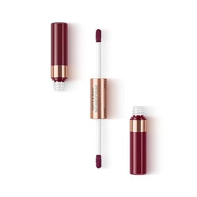 KIKO Milano Matte & Shiny Duo Liquid Lip Colour 01 | Liquid lipstick with a dual matte and shiny finish