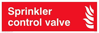 Pack of five - Sprinkler Control Valve Sign - 150x50mm - L15