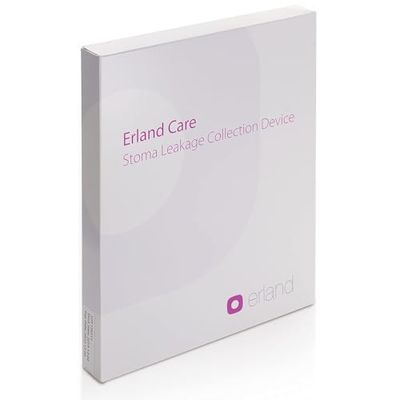 Erland Care Protective WaterProof Stoma Pad Multifunctional Silicone Pads For Stoma Care, Self Adhesive Comfortable Colostomy Pad That's Gentle On Skin. Stoma Care Accessories 16.2 x 18.4cm Pack of 10