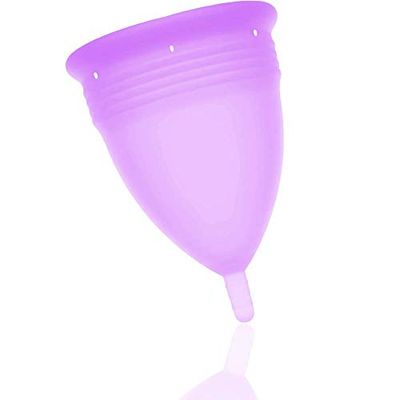 Stercup Copa Menstrual Fda Silicona Talla L Purple