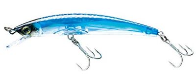 Yo-Zuri Crystal 3D Minnow Leurre Flottant Tigre Bleu 10,2 cm