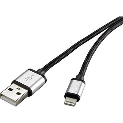 Renkforce Apple Lightning aansluitkabel voor Apple iPod/iPad/iPhone 0,5 m