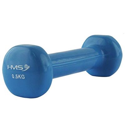 HMS 5907695504644 - Manubri in ghisa Rivestiti in Vinile, Taglia Unica, Colore: Nero