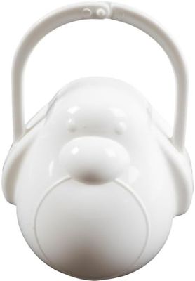 Poupy pingvin nappväska för barn, perfekt för att hålla nappen ren och hygieniskt skyddad.