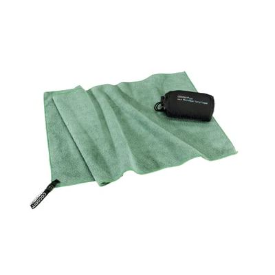 Cocoon - Asciugamano da viaggio, modello Terry Towel Light Small – microfibra, Verde bambù, XL