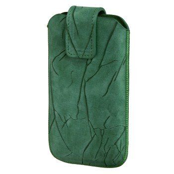 Hama Crinkle Sleeve - mobiltelefonfodral (75 x 13 x 135 mm) Grön