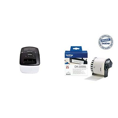 Brother QL-700 Label Printer with DK-22205 Label Roll