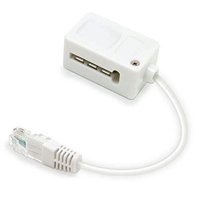 Waytex 39341 Adaptateur, Connectez votre téléphone avec la prise PTT à une prise RJ45