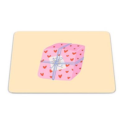 Bonamaison, Tapis de Souris Rectangle Imprimé Numériquement, Fond Antidérapant, pour Bureau et Maison, Taille: 22x18cm