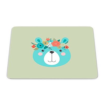 Bonamaison, Rectangle Pop Art Digital Printed Mouse Pad, Non-Slip Base, for Office and Home, Size: 22 x 18 cm