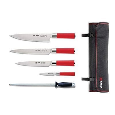 Dick Messen S902 Spirit Mes Set met Portemonnee, Rood