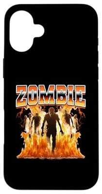 Zombie Halloween Spooky 90s Bootleg Style Case for iPhone 16 Plus