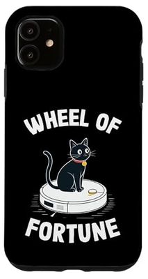 Wheel Of Fortune Cat Joke Robot Vacuum Cleaner Cat Case for iPhone 11