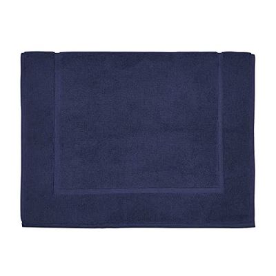 Essix Tapis de Bain uni en Coton, Aqua, 60x60cm