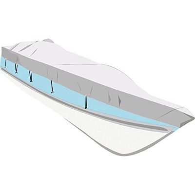 Persenning Boat Cover tot 518-579 cm bootlengte, 244 cm breed, zilver