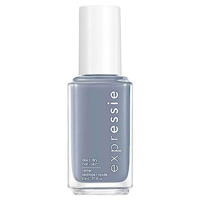Essie ExprEssie Quick Dry Formula, Blue Grey Nail Polish 340 Air Dry
