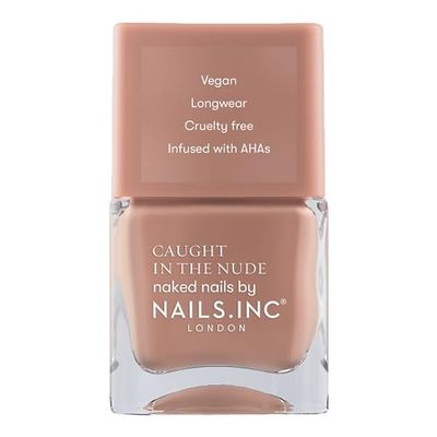 Nails Inc - TURKS AND CAICOS BEACH Vernis à ongles - Teinte bronze - Formule nourrissante avec AHA pour ongles hydratés - Pinceau large pour nail art optimal - Vegan, Longue durée & Cruelty Free