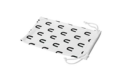 Bonamaison Imprimé Numériquement Lunettes Étui avec Cordon de Serrage, 100% Coton, Sac Lunettes, Pochette à Lunettes, 1 Pièce, Taille: 11x19 Cm