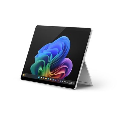 Microsoft Surface Pro | Copilot+ PC | 13-calowy ekran dotykowy | Snapdragon® X Plus (10 rdzeni) | 16 GB pamięci RAM | 256 GB SSD | najnowszy model, 11. edycja | platyna