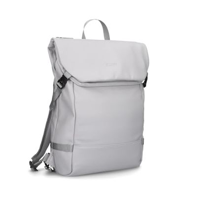 Aqua AQCR200 Fietsrugzak voor heren, waterdicht, 16 liter, hydroflex-materiaal, opvouwbare laptoprugzak & fietstas 2-in-1, voor laptops tot 14 inch, haken voor bagagedrager, met borstriem, ice,