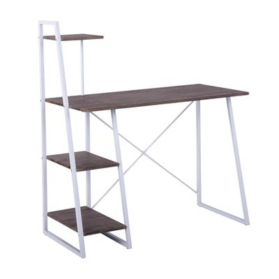 ARANAZ S.L. MANUFACTURAS DE LA MADERA Bureau avec étagère en Blanc Noyer