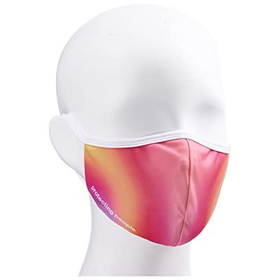 Uvex Face Mask Masque de Protection Respiratoire - Réutilisable et lavable - Désinfection Possible - Juicy Peach - S/M (51-57 cm)