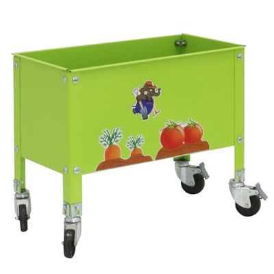 Simonrack Kit SIMONGARDEN Urban Kid Mobile 700 x 300 groen-60l groentetuin wielen, groen, klein
