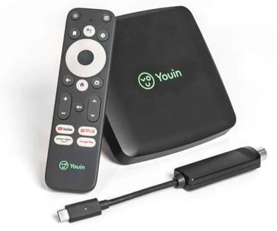 Youin You Box EN1060K Android TV Box met DVB-Tuner - Google Assistent en Chromecast geïntegreerd
