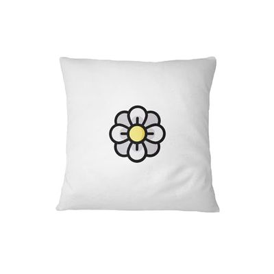 Bona Basics, Fodera decorativa per cuscino, decorazione per la casa, per divano, caffetteria, Dimensioni: 45X45 cm, Colore: Bianco