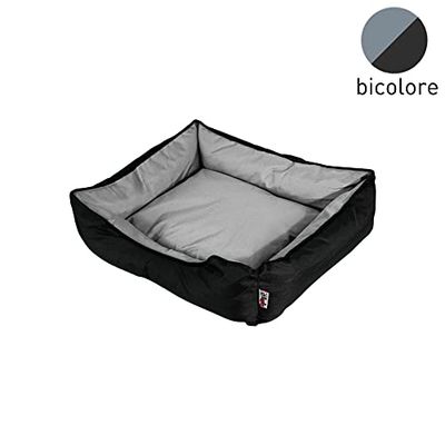 Rektangulär korg 55x40cm Essentiell svart/grå