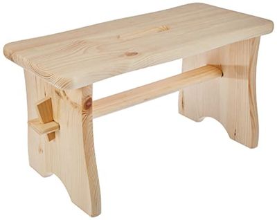 Zeller Present 13130 Repose-Pieds en Bois Tendre 39 x 19 x 21 cm