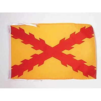 BANDIERA SPAGNA TERCIOS MORADOS VIEJOS 45x30cm - BANDIERINA ARMATA SPAGNOLA 30 x 45 cm cordicelle - AZ FLAG