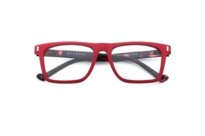 DE TOMASO Reading Glasses, Rosso, 54mm Unisex