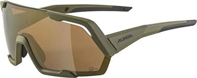 ALPINA Unisex - Volwassenen, ROCKET Q-LITE Sportbril, olive matt, One Size