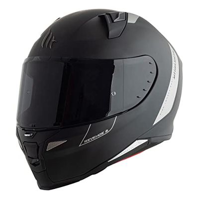 CASCO MT REVENGE 2 SOLID A1 NEGRO MATE