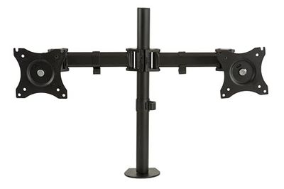 LINK LKBR07 Support de Table avec Pince pour 2 écrans 13-27" jusqu'à 8 kg à 3 nœuds