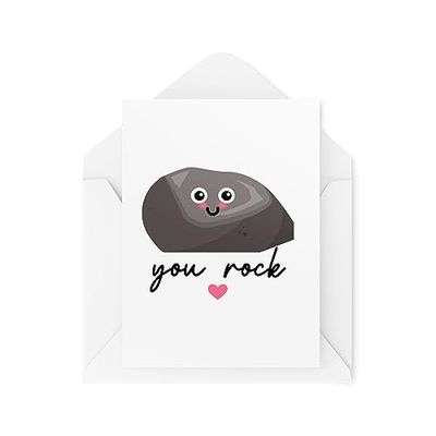 Thinking of You Cards - You Rock - Ondersteunende kaarten - Positieve kaarten - Geestelijke Gezondheidskaarten - Willekeurige kaarten - CBH1821