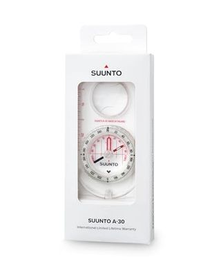 Suunto Kompas A-30 NH USGS, noordelijk halfrond, Imperial Skala, SS012100013, wit