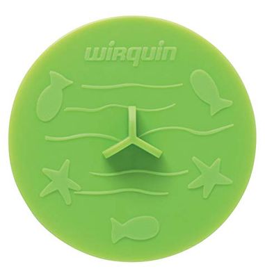 Wirquin 39222301 - Tampa universal para lavatório (diâmetro 110 mm), cor verde