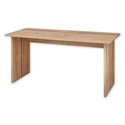 Stella Trading Escritorio en Aspecto de Roble Antiguo Certificado FSC, Mesa Moderna para su Oficina en casa, Madera, Old Artisan Oak, Schreibtisch