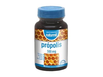Naturmil | Própolis 500 mg - 90 Cápsulas | 30 días | Antiséptico