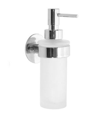 Smedbo YK369 - Dispenser per sapone da parete, in cromo lucido, 6,5 x 8,3000000000000000007 x 24 cm, colore: Argento