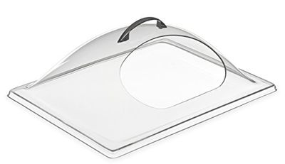 Utopia Display Covers, CAPSD13CH07-B01001, 1/2 GN PC Display Cover with Centre Cut Hole (33 x 27cm) (Box of 1)