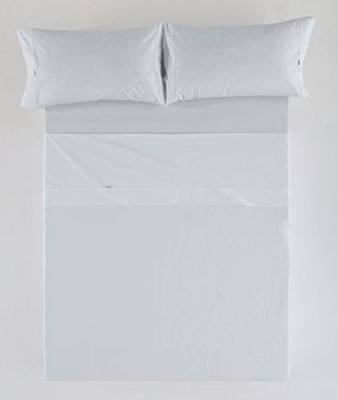 Bajera ajustable color plata - Cama de 200 (alto 30 cm) - 100% algodón - 144 hilos. Gramage: 115