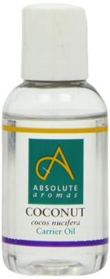 Absolute Aromas Huile de Noix de Coco Fractionnée 50 ml - 100% Pure, Naturelle, Sans Parfum, Sans Cruauté envers les Animaux, Végétalien et Sans OGM